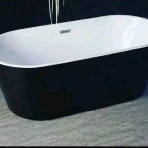 Black and White Bathtub