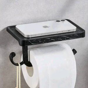 Black Phone Tissue Holder