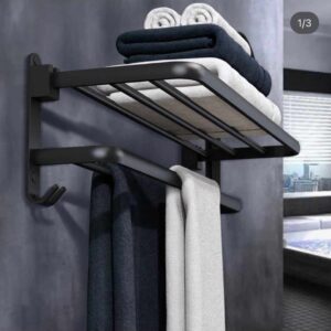 Black Towel Rail