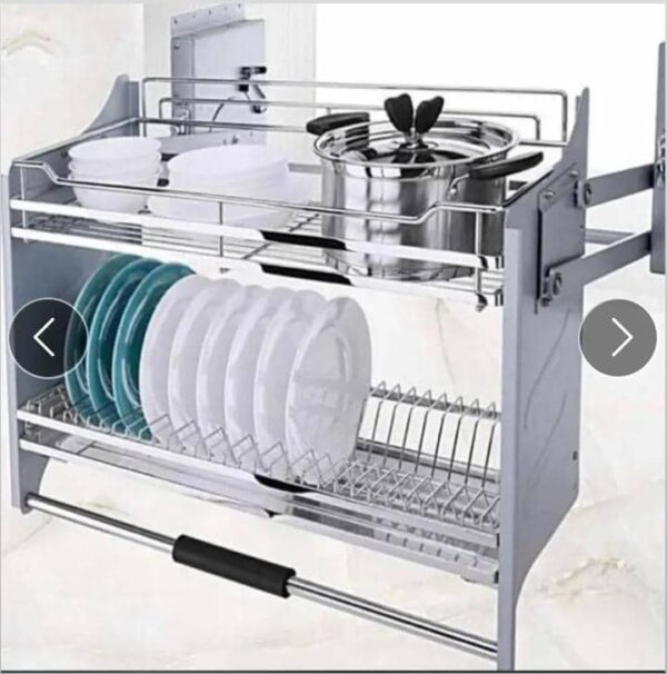 Stainless Pull-down Plate Rack